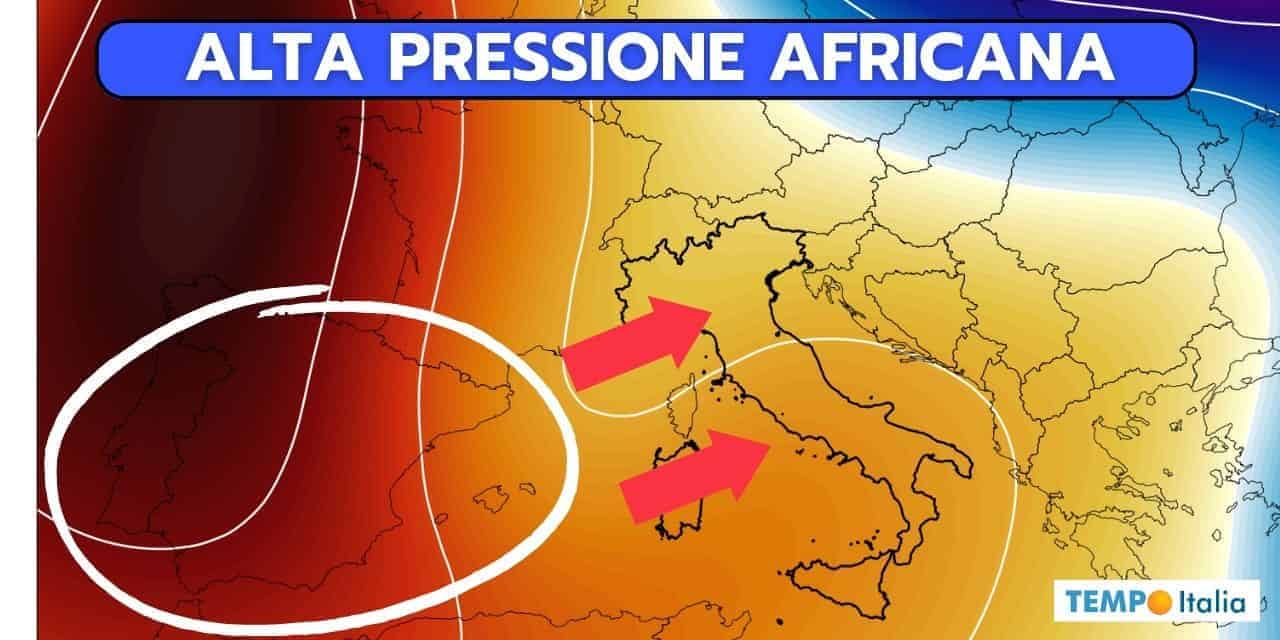 L'incubo anticiclone africano nel meteo di fine APRILE 2 meteo con alta pressione africana verso italia 5623