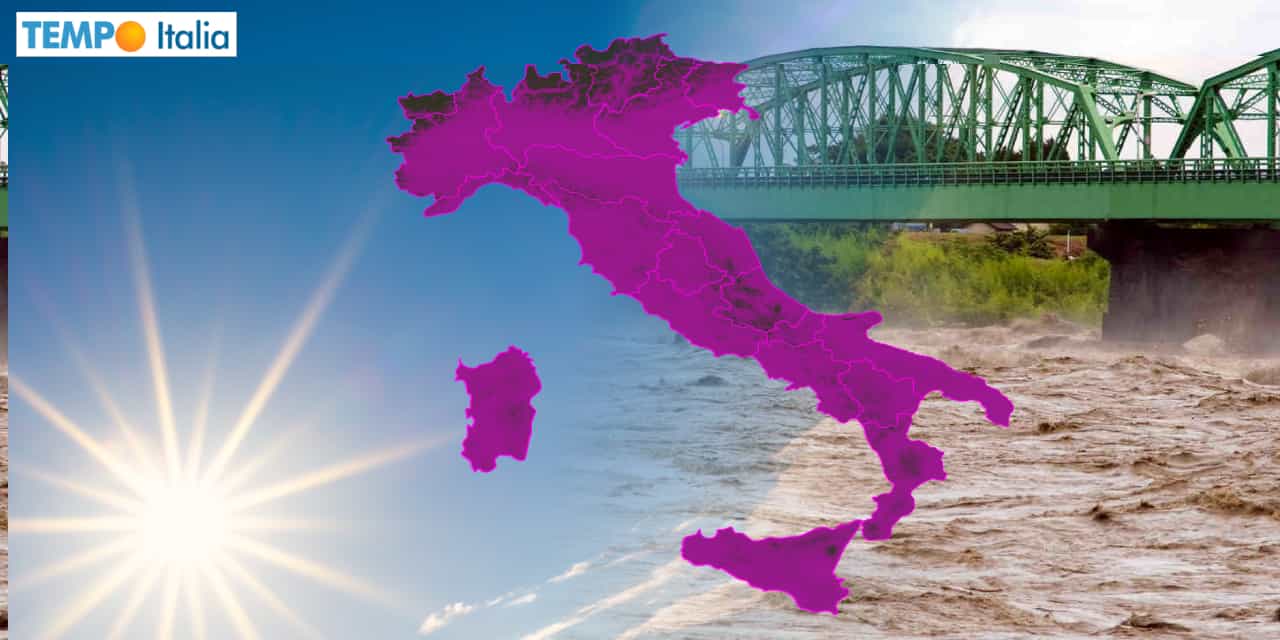 Torna il bel tempo sull'Italia, ma sarà una piccola tregua