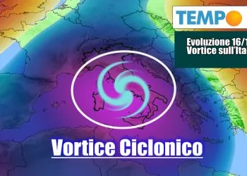 Ciclone imperverserà sull'Italia sino a mercoledì