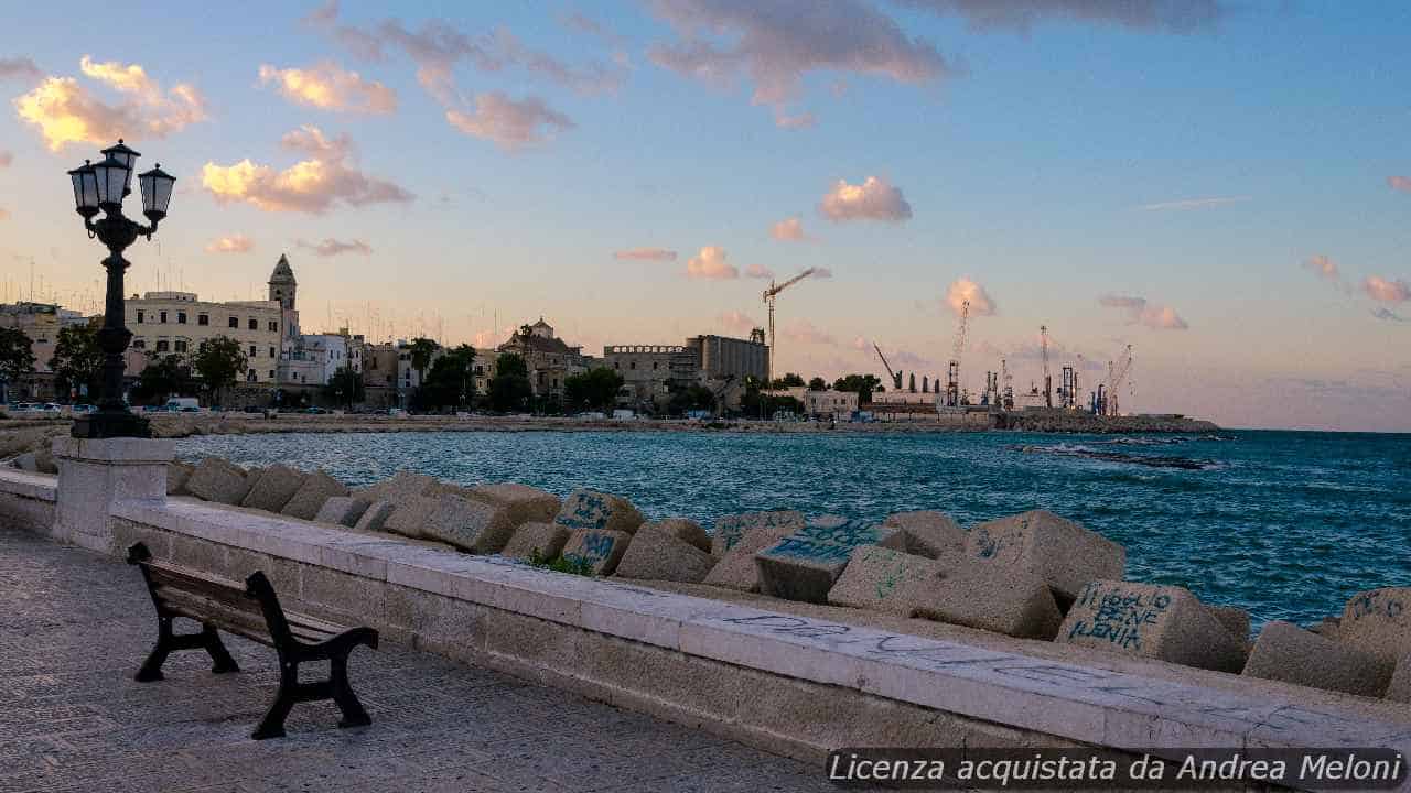 Previsione meteo Bari: nubi sparse e vento, poi piovaschi in arrivo