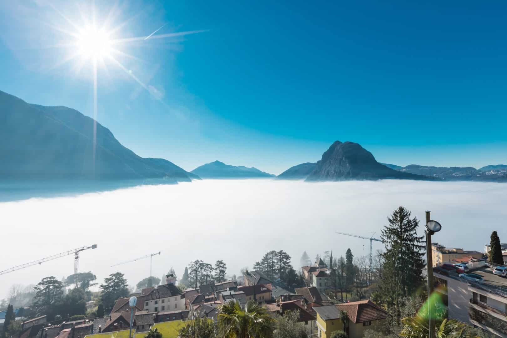Incredibile fenomeno meteo: caldo in montagna, freddo in pianura!