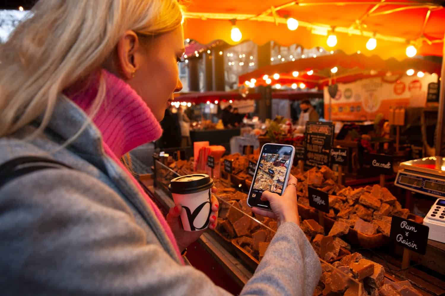 I più affascinanti i mercatini di Natale in Italia. Foto