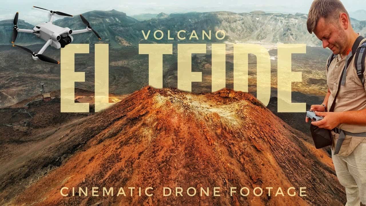 Vulcano Teide a Tenerife, la caldera, il deserto. Un video affascinante dal drone. Canarie