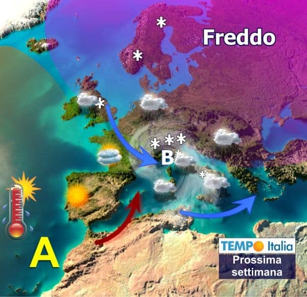 Marzo ancora in veste invernale, ma attorno a metà mese ribaltone meteo col ritorno dell’Anticiclone