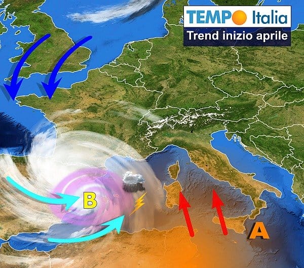 Variabilità nel weekend di Pasqua. Avvio aprile fra caldo africano e rischio maltempo 2 wapt image post 1170