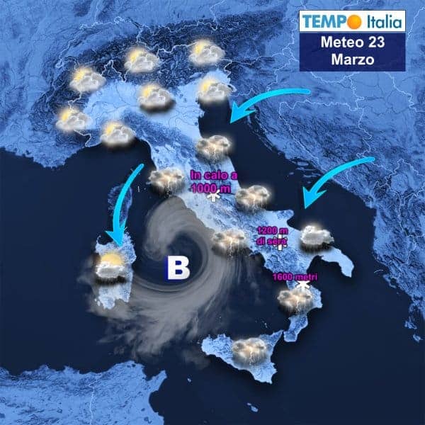 Pasqua e Pasquetta a rischio maltempo. Meteo altalenante di primavera anche a inizio aprile 2 wapt image post 1176