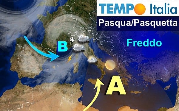 Weekend di Pasqua e Pasquetta, conferme di peggioramento con piogge. Primavera a sbalzi 2 wapt image post 1178