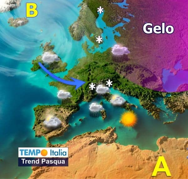 Verso Pasqua e Pasquetta con forte maltempo. Variabilità meteo di primavera anche nel ponte festivo 3 wapt image post 1180