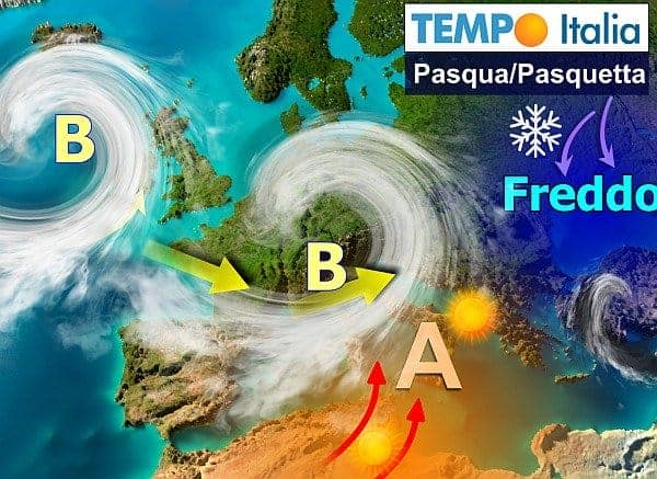 Minacce perturbate per il weekend di Pasqua. Sarà braccio di ferro con anticiclone, ultime novità 2 wapt image post 1182