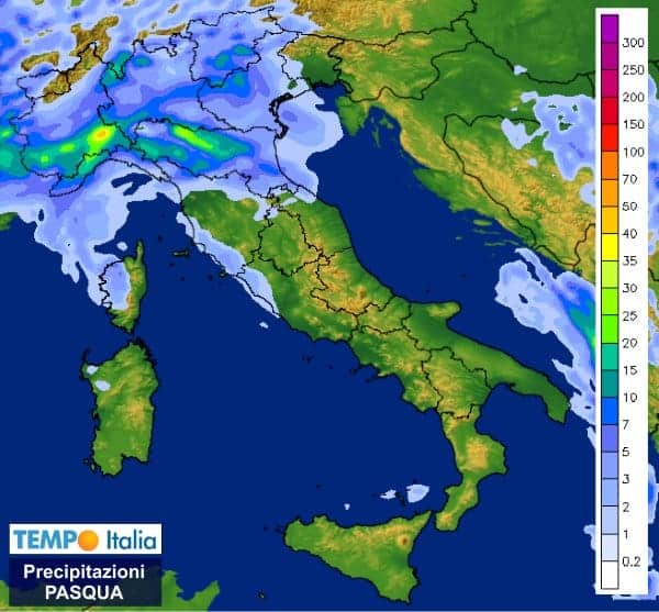Veloce perturbazione fra Pasqua e Pasquetta, ecco dove potrà piovere 21 Veloce perturbazione fra Pasqua e Pasquetta, ecco dove potrà piovere