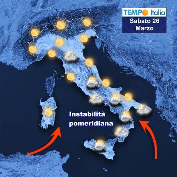 Pasqua e Pasquetta tra sole e qualche pioggia. Sole e caldo a fine marzo, è meteo variabile di primavera 2 wapt image post 1213