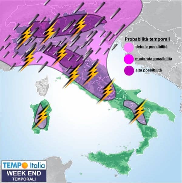 Rafforzamento del meteo estremo: acutissimo maltempo verso week end, poi caldo fortissimo al Sud 44 Rafforzamento del meteo estremo: acutissimo maltempo verso week end, poi caldo fortissimo al Sud