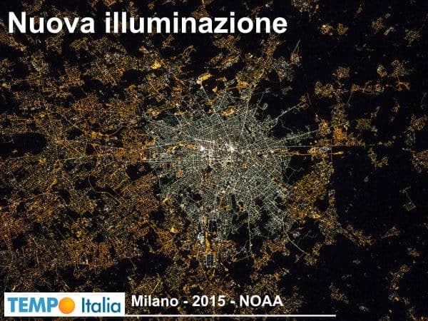 Milano esemplare inquinamento luminoso incrementato dalle luci pubbliche a LED 3 wapt image post 1735
