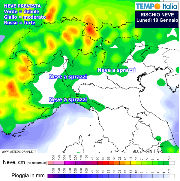 Nord Italia, freddo in arrivo al calar del vento, ma anche un po’ di neve 2 wapt image post 175