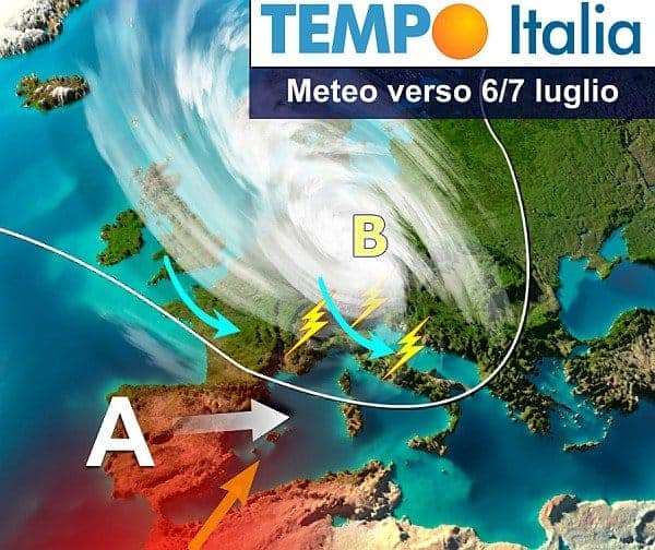 Prima parte di luglio con anticiclone, caldo ed afa. Poi aria di crisi, per assalti d’aria fresca atlantica 29 Prima parte di luglio con anticiclone, caldo ed afa. Poi aria di crisi, per assalti d’aria fresca atlantica
