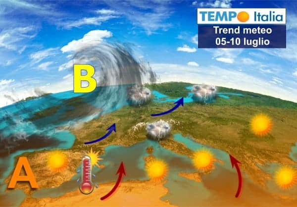 Ci siamo: luglio porterà l'Anticiclone, quindi sole caldo ed anche forti temporali. Meteo d'estate 3 wapt image post 1809