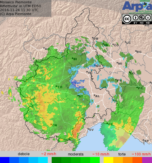 Piemonte, situazione maltempo critica. Ecco dove sta diluviando 2 wapt image post 20