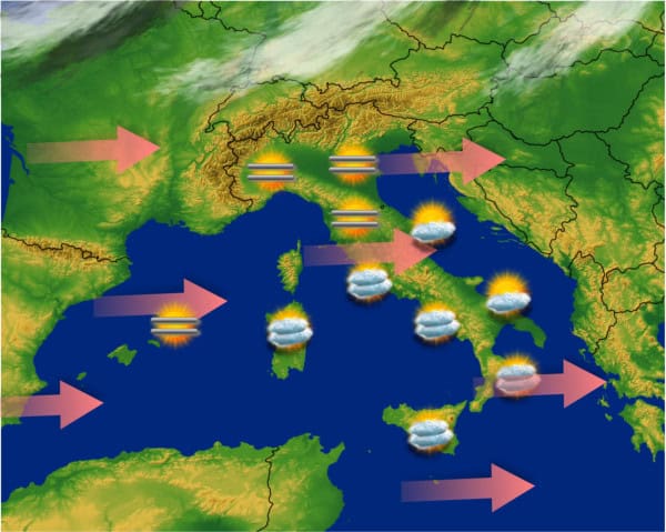 FORTE Alta Pressione, ma transita una PERTURBAZIONE. Foschie e GELATE in Val Padana. Poi clima più mite. A FEBBRAIO insidie dal Nord Europa 4 wapt image post 205 1