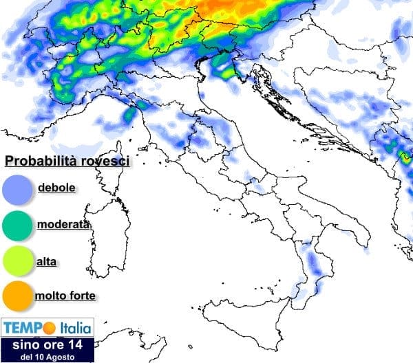 Peggiorano le condizioni meteo in Italia, 24 ore di piogge e temporali, ecco dove 2 wapt image post 2055