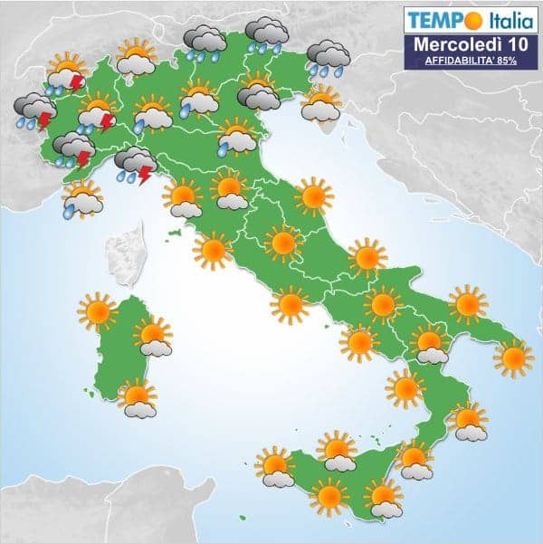 Nuovo marcato peggioramento condizioni meteo ad iniziare da Nord. Le conseguenze sul Ferragosto 4 wapt image post 2062