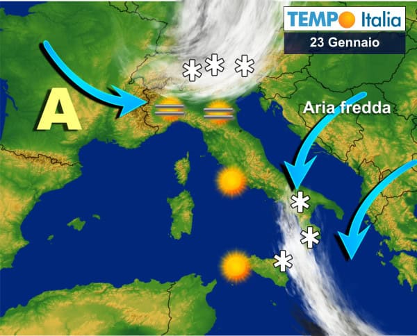 Oggi CALO termico. Meteo PEGGIORA ovest Alpi. Foschie e GELO in Val Padana. Poi l’Alta Pressione, ma… 3 wapt image post 207 1