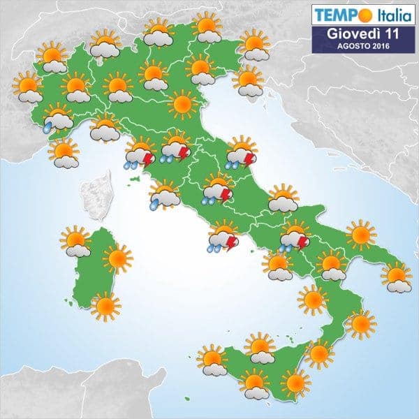 METEO ITALIA: migliora al Sud, poi maltempo al Nord e di nuovo Centro e Sud. A Ferragosto forse sole 6 wapt image post 2075