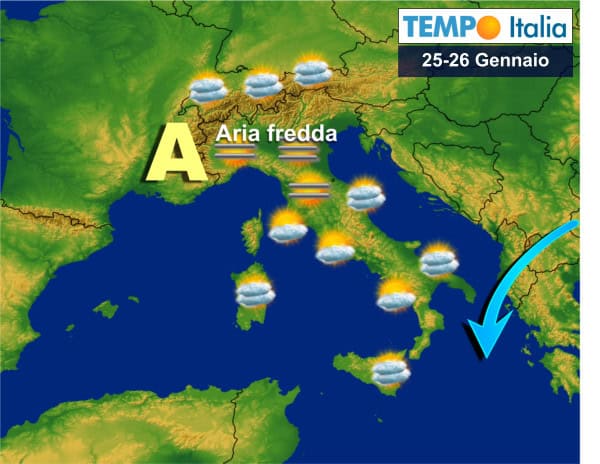 Oggi CALO termico. Meteo PEGGIORA ovest Alpi. Foschie e GELO in Val Padana. Poi l’Alta Pressione, ma… 4 wapt image post 208 2