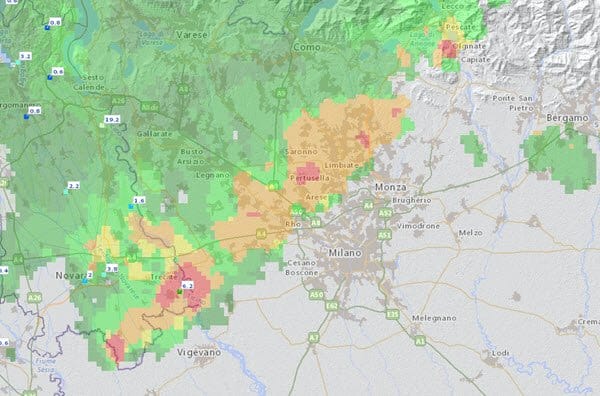 Linea di temporali insidiosa verso Milano, rischio grandine. Maltempo in Lombardia 4 wapt image post 2110