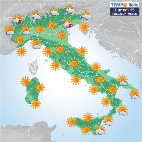 Meteo Italia: Ferragosto bello e caldo, Alpi temporali sparsi. In seguito temporali anche forti al Centro Nord 6 wapt image post 2126