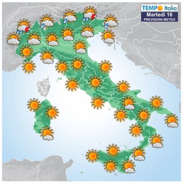 Meteo Italia: Ferragosto bello e caldo, Alpi temporali sparsi. In seguito temporali anche forti al Centro Nord 7 wapt image post 2127