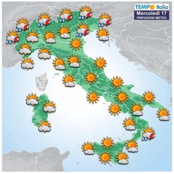 Meteo Italia: Ferragosto bello e caldo, Alpi temporali sparsi. In seguito temporali anche forti al Centro Nord 8 wapt image post 2128
