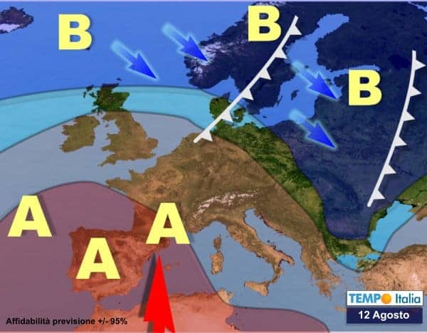 Meteo Italia: Ferragosto bello e caldo, Alpi temporali. Nord Italia segue peggioramento 2 wapt image post 2137