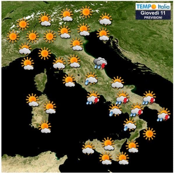 Meteo Italia: Ferragosto bello e caldo, Alpi temporali. Nord Italia segue peggioramento 4 wapt image post 2139