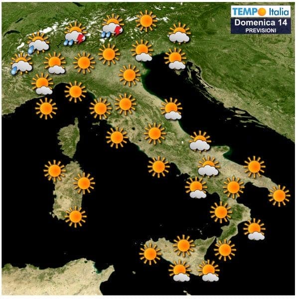 Meteo Italia: Ferragosto bello e caldo, Alpi temporali. Nord Italia segue peggioramento 7 wapt image post 2142