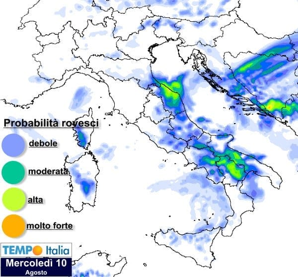 Meteo Italia: Giovedì, maltempo in rotta su Adriatiche, piovaschi in varie regioni del Centro Sud e Isole 2 wapt image post 2144