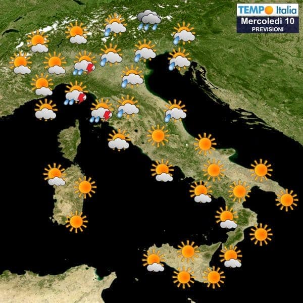 Maltempo al Nord in estensione alle altre regioni. Attese 48 ore di meteo avverso. Effetti sul Ferragosto 4 wapt image post 2158