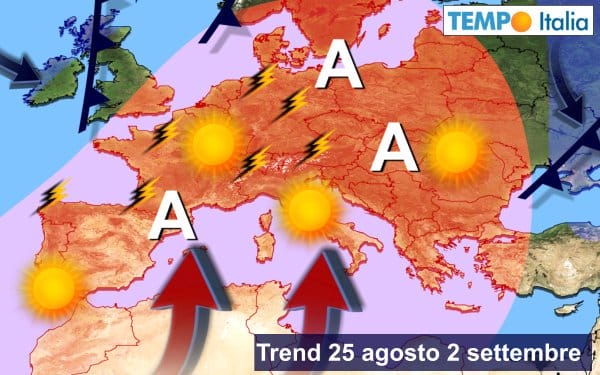 Estate tropicale, caldo marcato nord africano. Le previsioni meteo climatiche sino al 2 settembre 2 wapt image post 2182