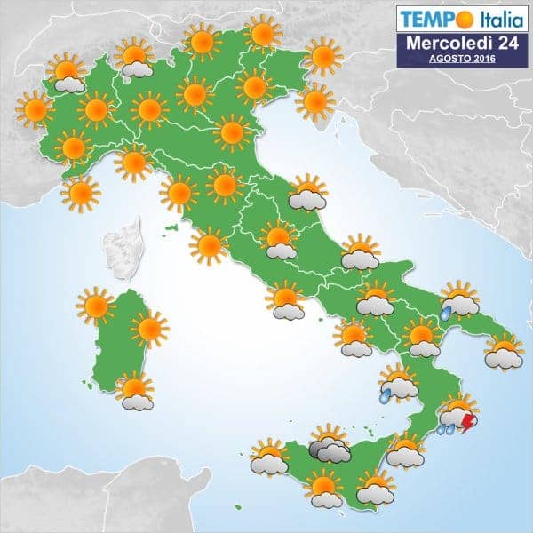 Meteo Italia: l’Anticiclone porterà aria calda e tropicale. In Adriatico, Sud Italia attesi temporali 6 wapt image post 2278