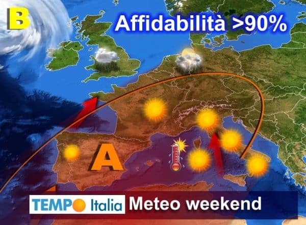L'estate non molla: miglioramento nel primo weekend di settembre. Tornerà il caldo 3 wapt image post 2348