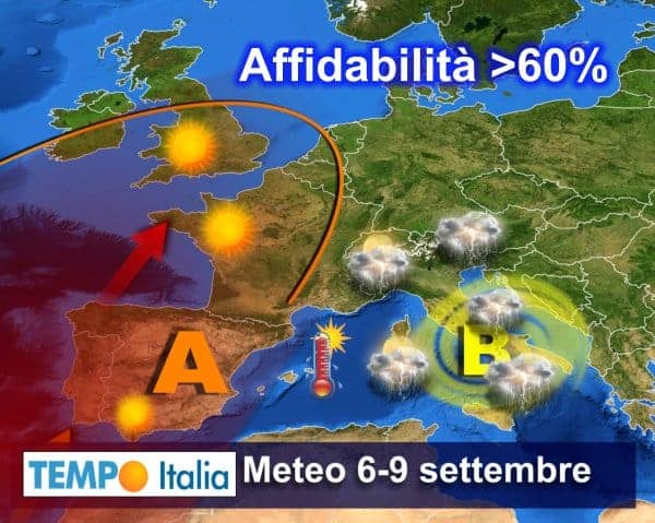 Splendido weekend, il primo, di settembre. Ma in settimana svolta meteo: arriverà severo maltempo 3 wapt image post 2378