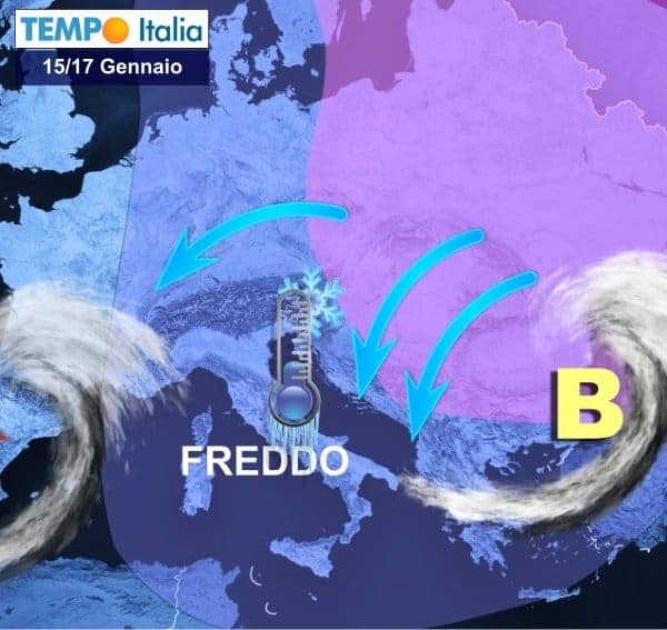 Meteo Italia: verso il freddo con nevicate anche in pianura. Brusco arrivo dell’Inverno 5 wapt image post 259