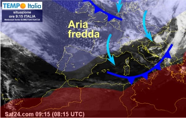 Ecco dove è adesso il freddo che verrà in Italia prossimi giorni. La rotta 3 wapt image post 263