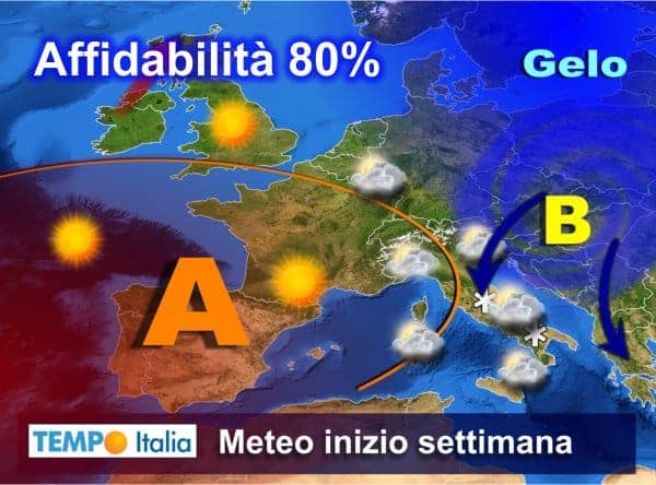Domenica tutto sommato soleggiata, ma a inizio settimana arriva il freddo. Peggiora lunedì, con nevicate 7 Domenica tutto sommato soleggiata, ma a inizio settimana arriva il freddo. Peggiora lunedì, con nevicate