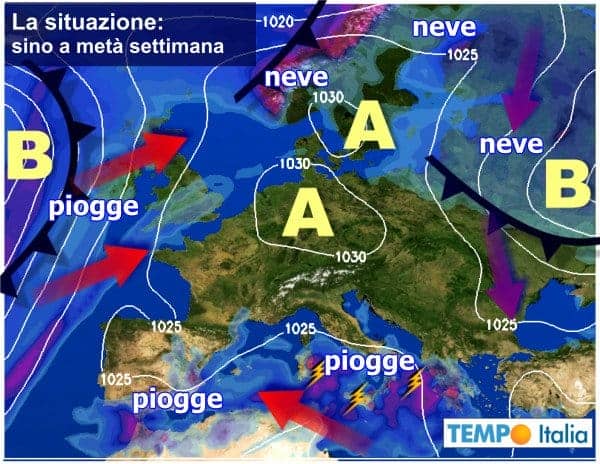 Meteo variabile con Alta Pressione continuamente insidiata. Gelo stabile in Russia 2 wapt image post 2696