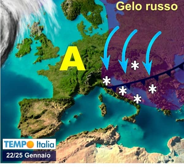 Infinito gelo Russo alle porte dell’Italia, con possibili ulteriori irruzioni fredde. Passaggi perturbati 4 wapt image post 300