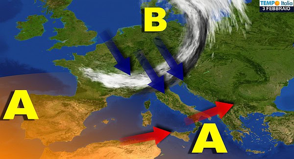 Anticiclone al capolinea, Meteo in peggioramento a metà settimana: brusco calo termico. Seguirà maltempo!