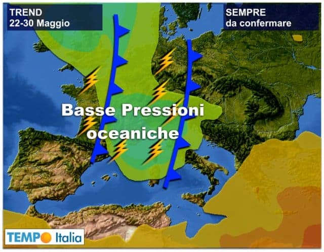 Fine maggio, meteo inclemente con perturbazioni, temporali in molte regioni 2 wapt image post 3399