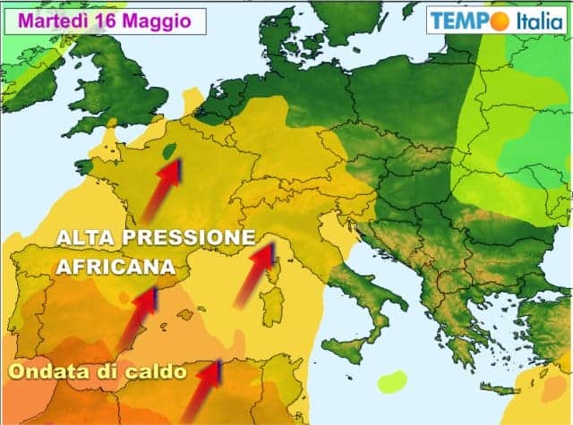 Meteo per l’Italia: verso i temporali, poi anticiclone africano, poi bassa pressione artica 2 wapt image post 3401