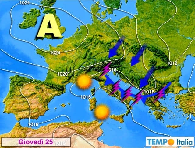 Verso forti temporali in Adriatico. Poi nuova fase calda al Centro Nord, ecco le novità meteo 2 wapt image post 3417