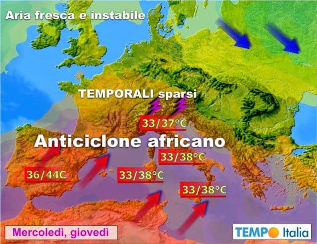 Caldo presto eccessivo. Afa, temperature verso onda di calore duratura. È meteo estremo 2 wapt image post 3475